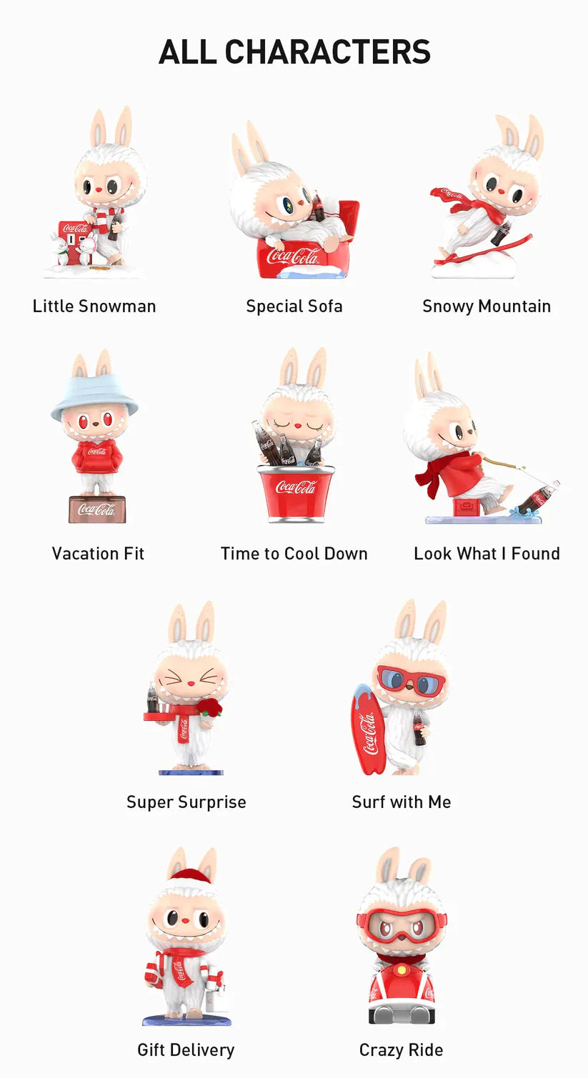 Pop Mart Labubu The Monsters Coca Cola Series